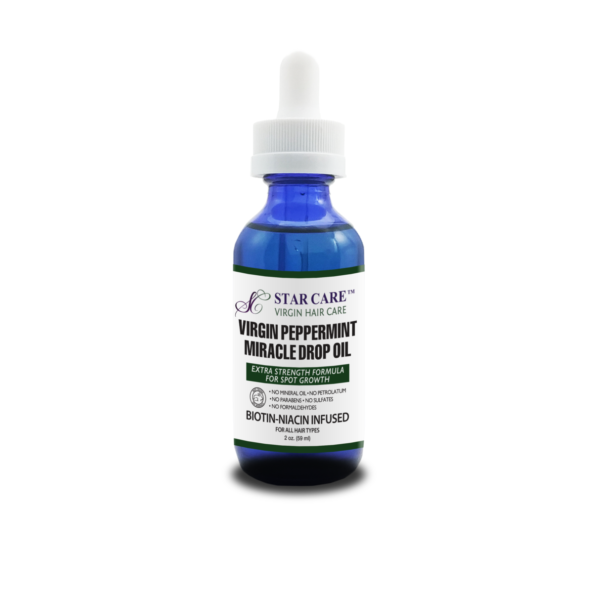 Virgin Peppermint Miracle Drop 2oz